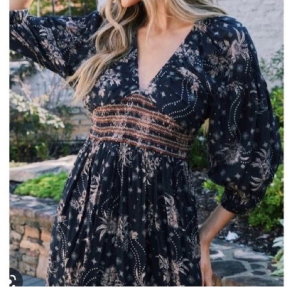 Free People Golden Hour Maxi Dress size M